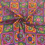 Colourful Crochet Squares Cotton