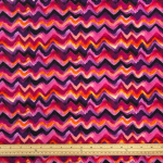 Hot Pink Zigzags Baby Cord