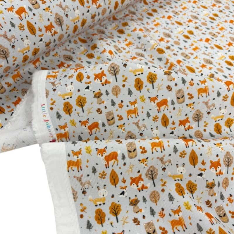 Image of Mini Woodland Animals Baby Cord