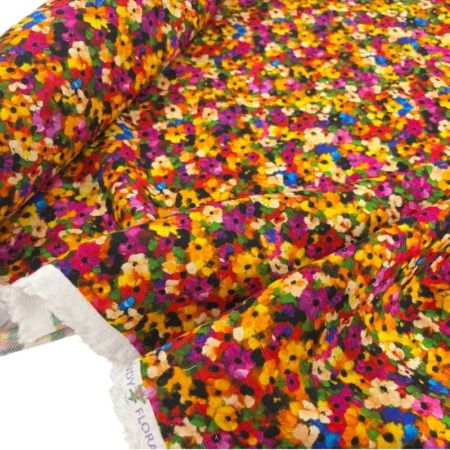 Painted Flowers Baby Cord