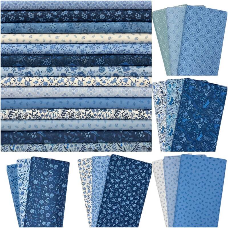 Image of Forget-Me-Not Lane Quilting Cotton