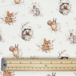 Woodland Animal Snuggles Cotton