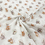 Woodland Animal Snuggles Cotton