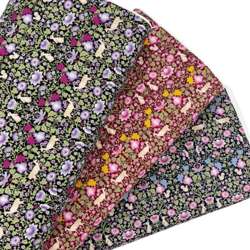 Image of Iriamu Floral Woodland Quilting Cotton