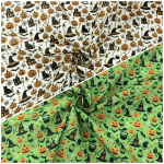 Haunted Halloween Polycotton