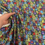 Monster Party Halloween Polycotton