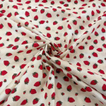Strawberries Quilting Cotton