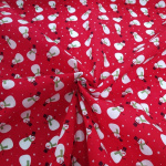 Jolly Snowmen Christmas Polycotton