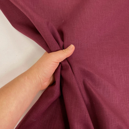 Burgundy Linen