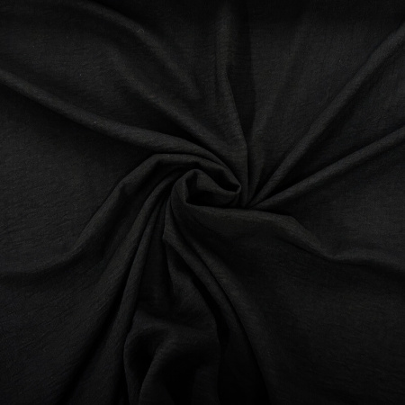 Black Italian Stretch Crepe