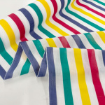 Primary Colour Stripe Polycotton