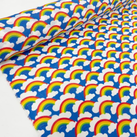 Rainbow Cloud Polycotton