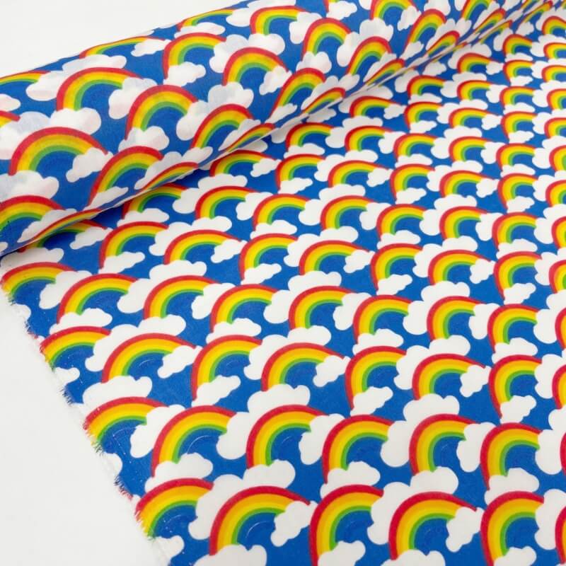 Image of Rainbow Cloud Polycotton