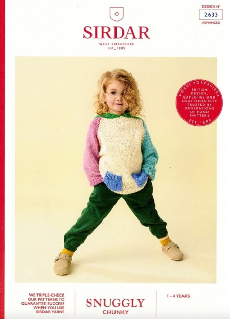 Sirdar Hoodie Pattern 2633