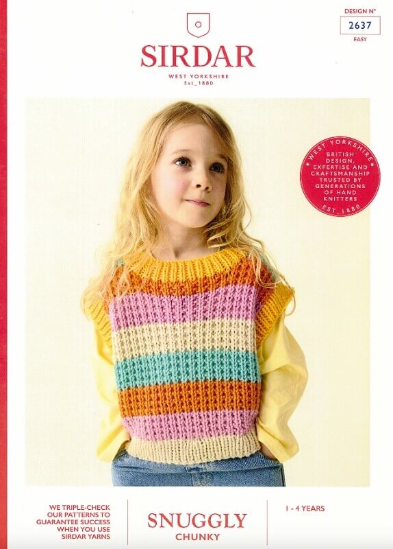 Image of Sirdar Vest Top Pattern 2637