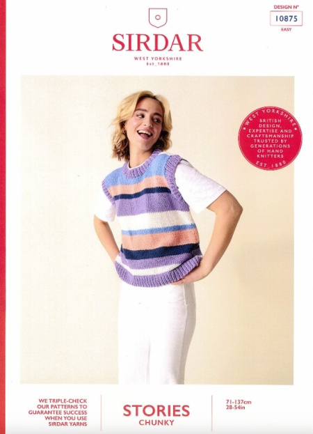 Sirdar Top Pattern 10875