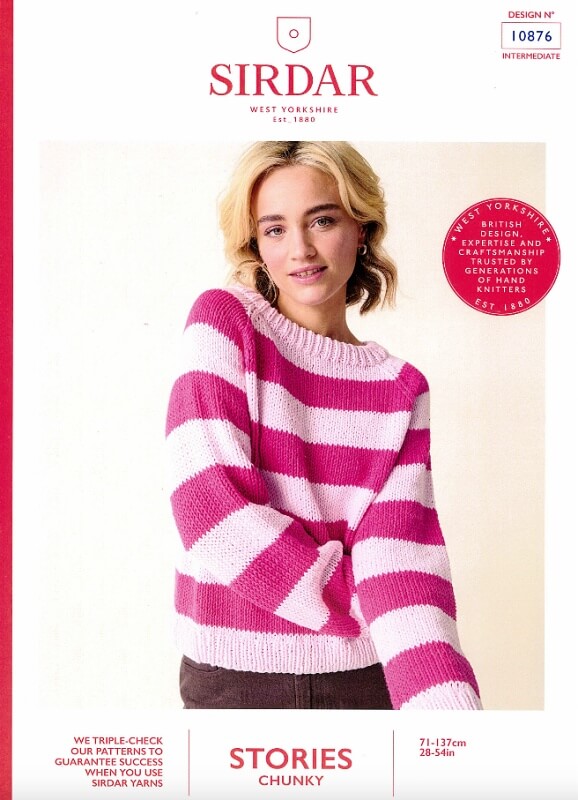Image of Sirdar Sweater Pattern 10876