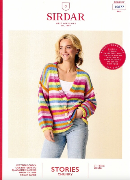 Sirdar Cardigan Patter 10877