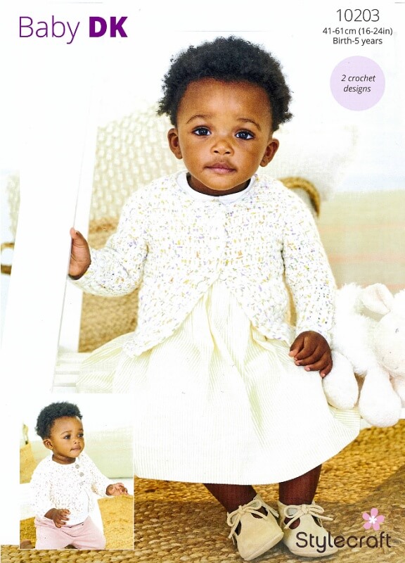 Image of Stylecraft Crochet Cardigans Pattern 10203