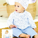 Stylecraft Crochet Sweater, Hat and Blanket Pattern 10205
