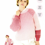 Stylecraft Sweater, Headband and Scarf Pattern 10187