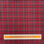 Stewart Red Tartan Cotton Lawn