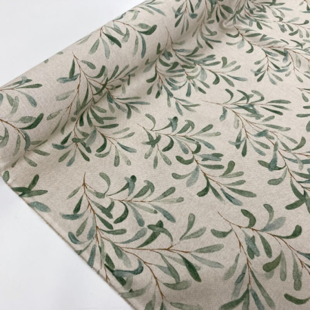 Tree Branches Linen Look