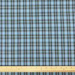 Sky Blue Tartan Cotton
