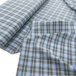 Sky Blue Tartan Cotton