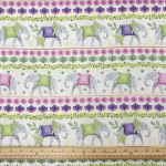 Elephant Festival Quilting Cotton