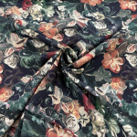 Painted Moody Blooms Viscose
