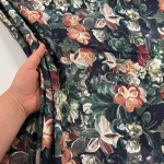 Painted Moody Blooms Viscose