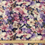 Mauve Blooms Viscose