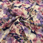 Mauve Blooms Viscose