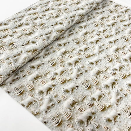 Polar Bear Wide Christmas Cotton