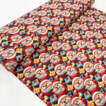 Santa's Gifts Wide Christmas Cotton