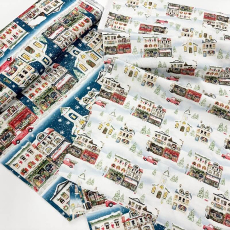 Winter Village Quilting Cotton