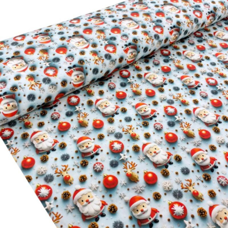 Little Santas Christmas Cotton