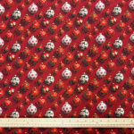 Christmas Festive Baubles Cotton