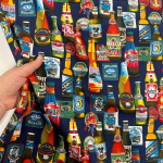Beer Bottles Quilting Cotton