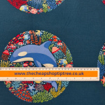 Deep Blue Sea Circles Panel
