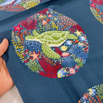 Deep Blue Sea Circles Panel