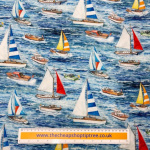 Sailing Boats Quilting Cotton