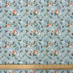 Feathered Foliage Christmas Quilting Cotton