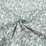 Feathered Foliage Christmas Quilting Cotton