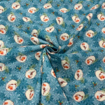 Feathered Foliage Christmas Quilting Cotton