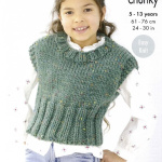 King Cole Overtop and Vest Pattern 6359