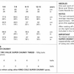 King Cole Overtop and Vest Pattern 6359