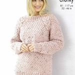 King Cole Sweater and Cardigan Pattern 6362