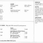 King Cole Accessories Pattern 6450